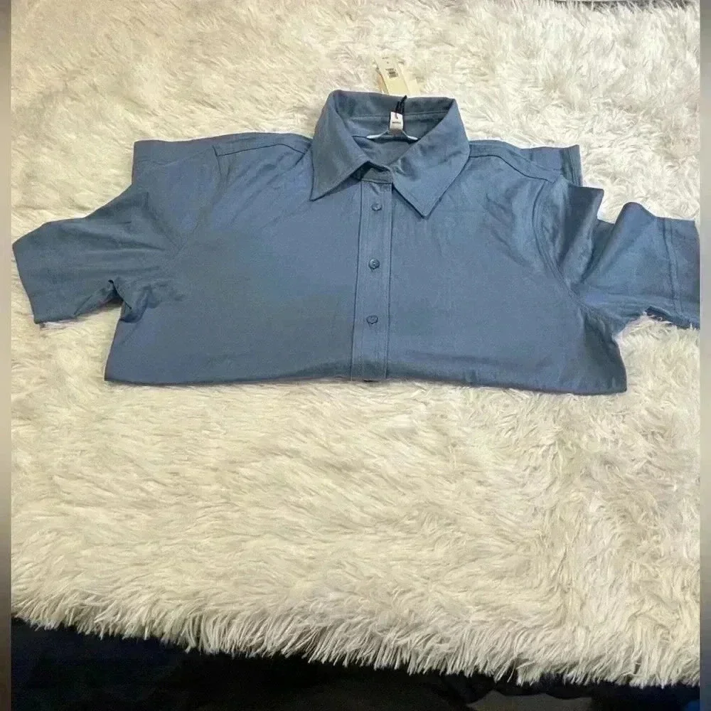 Banana Republic short sleeve shirt blue size S